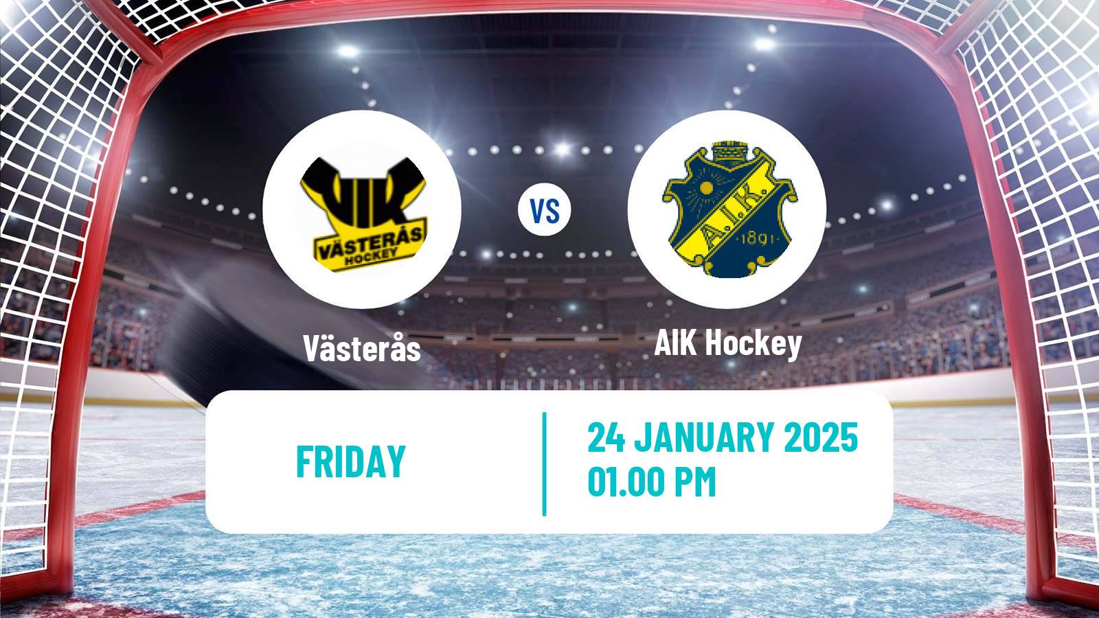 Hockey Swedish Hockey Allsvenskan Västerås - AIK