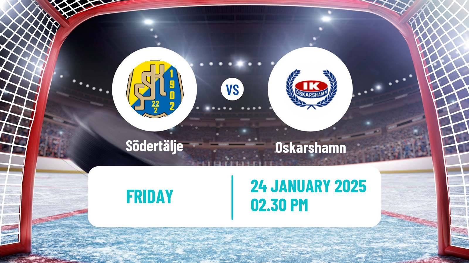 Hockey Swedish Hockey Allsvenskan Södertälje - Oskarshamn