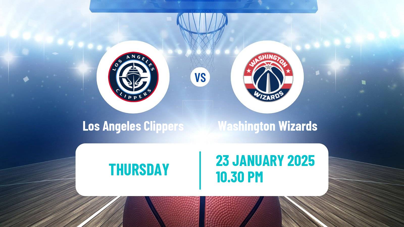 Basketball NBA Los Angeles Clippers - Washington Wizards