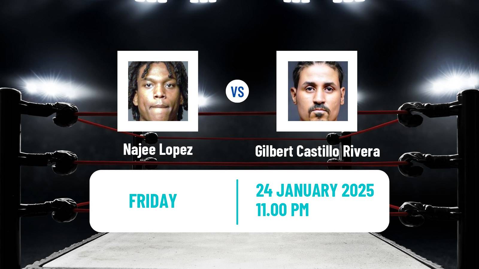 Boxing Light Heavyweight Men Others Matches Najee Lopez - Gilbert Castillo Rivera