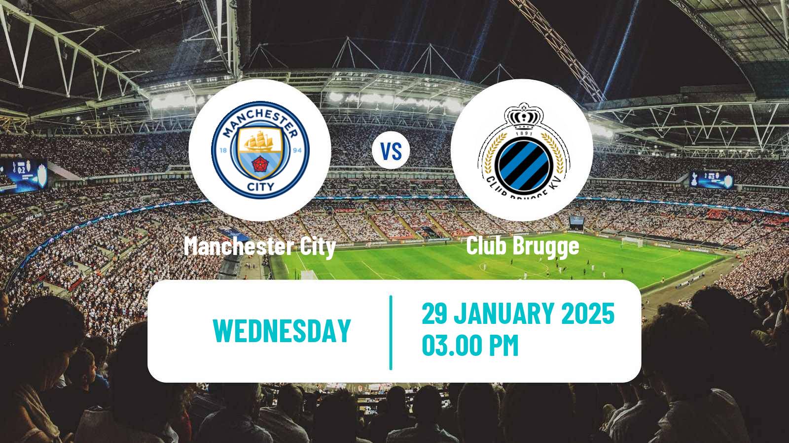 Soccer UEFA Champions League Manchester City - Club Brugge