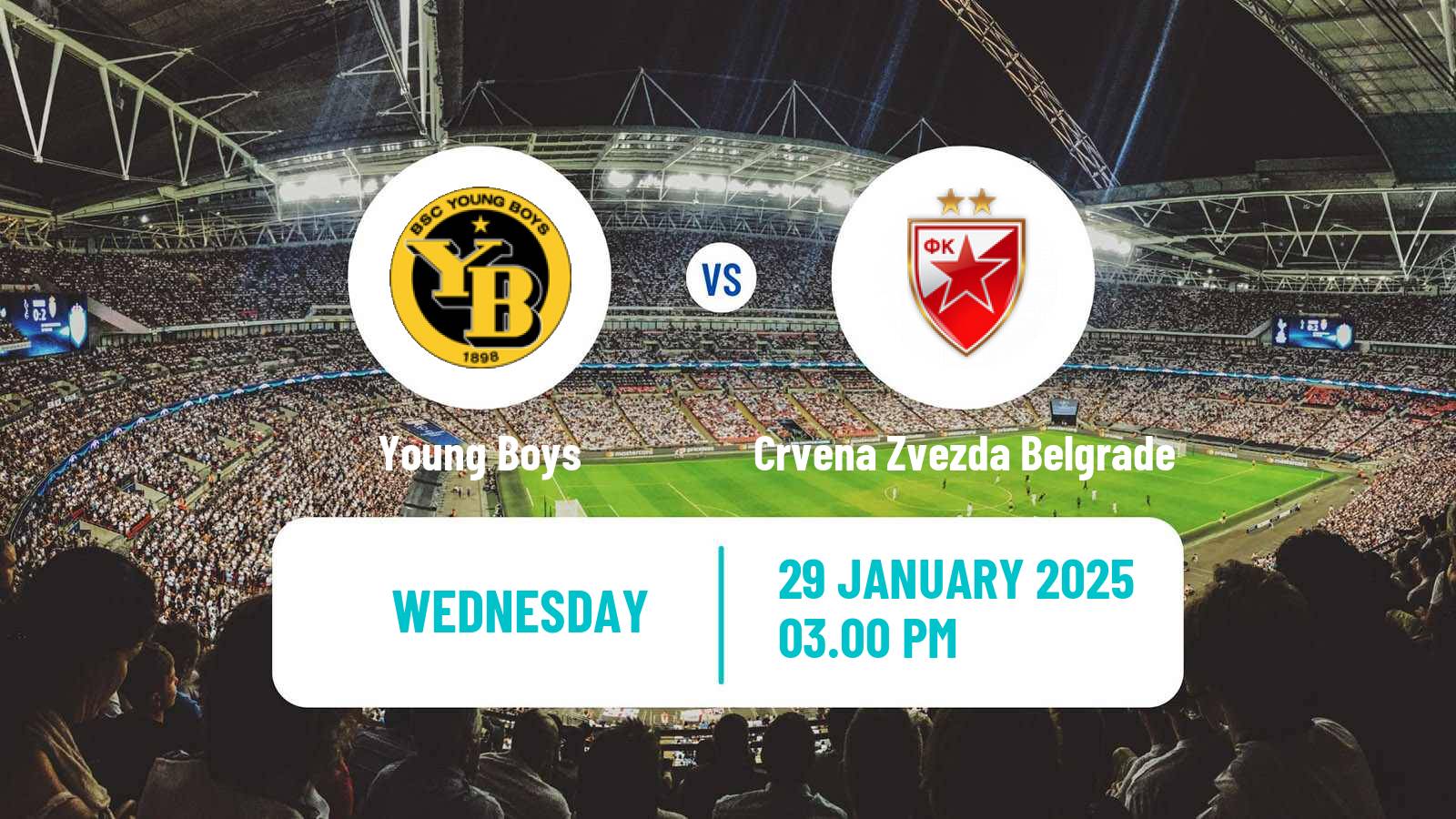 Soccer UEFA Champions League Young Boys - Crvena Zvezda Belgrade