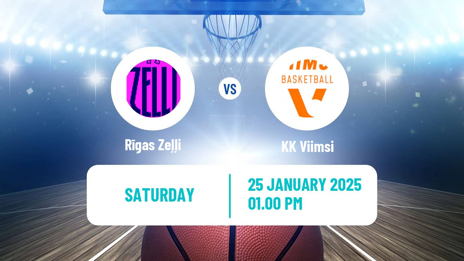 Basketball Estonian–Latvian Basketball League Rīgas Zeļļi - Viimsi