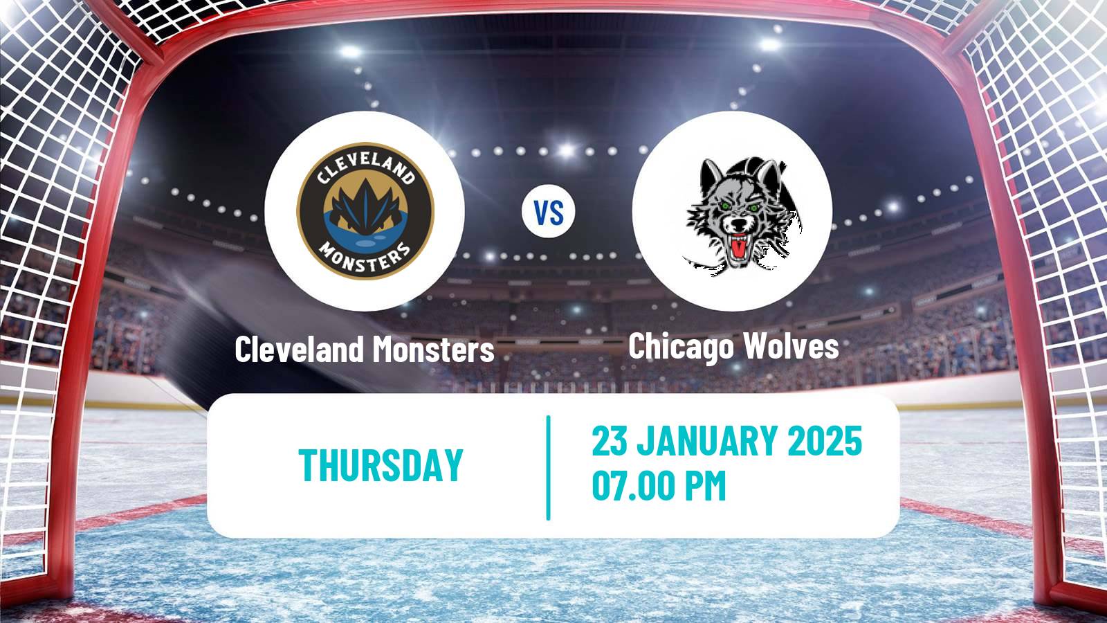 Hockey AHL Cleveland Monsters - Chicago Wolves