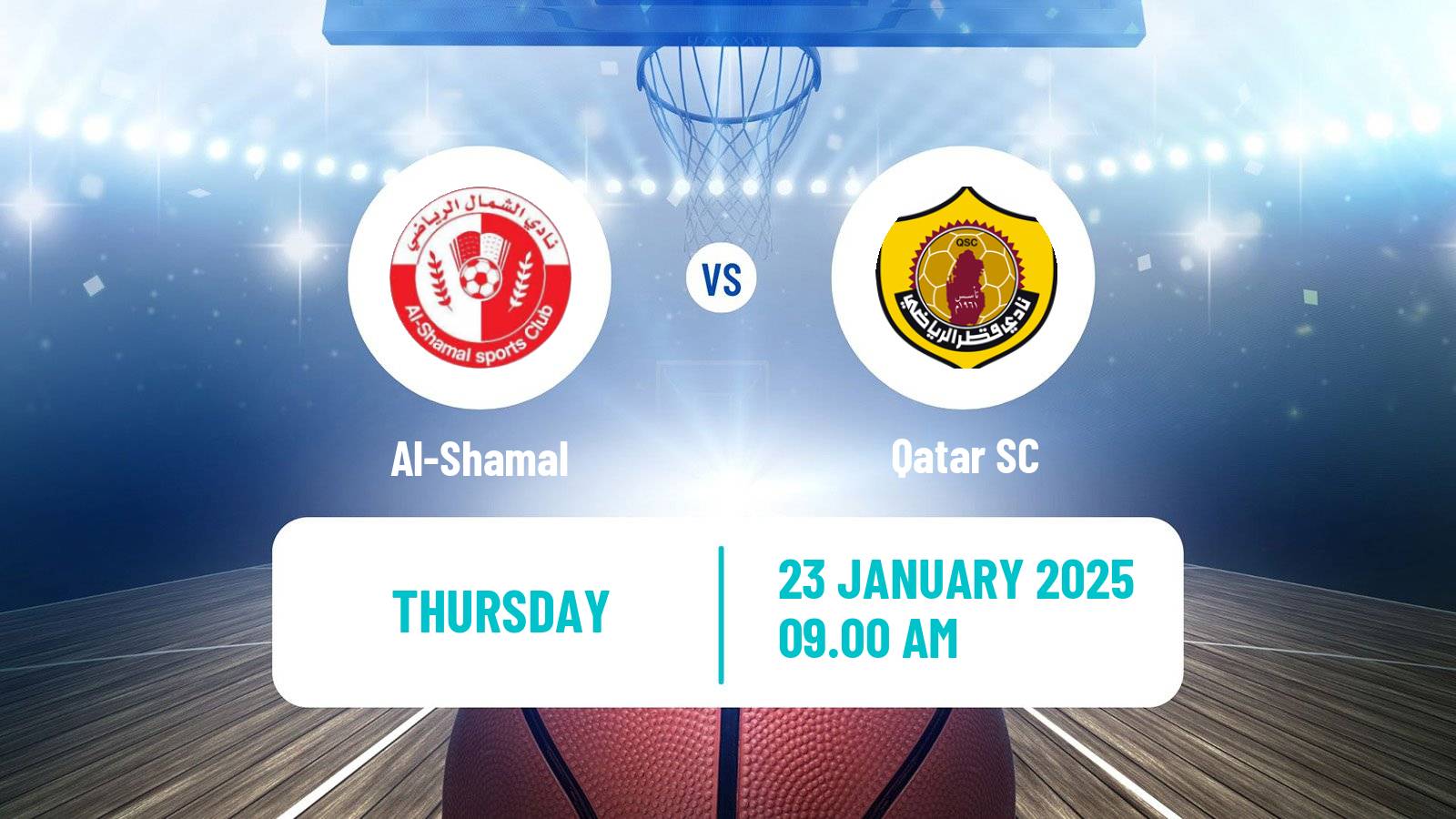 Basketball Qatar Basketball League Al-Shamal - Qatar SC