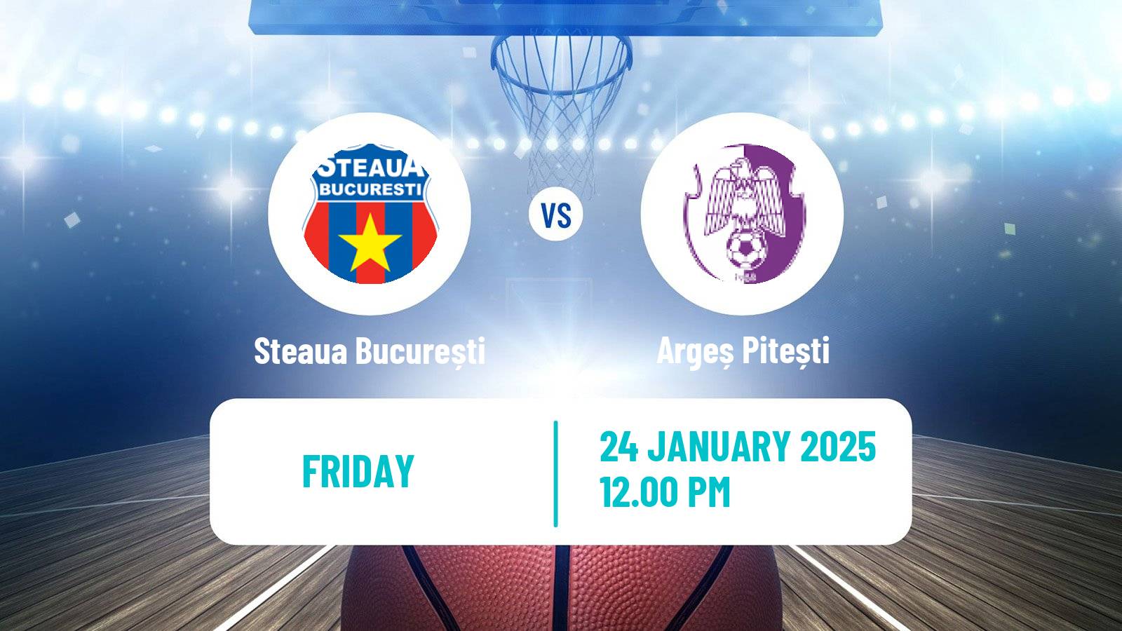 Basketball Romanian Divizia A Basketball Steaua București - Argeș Pitești