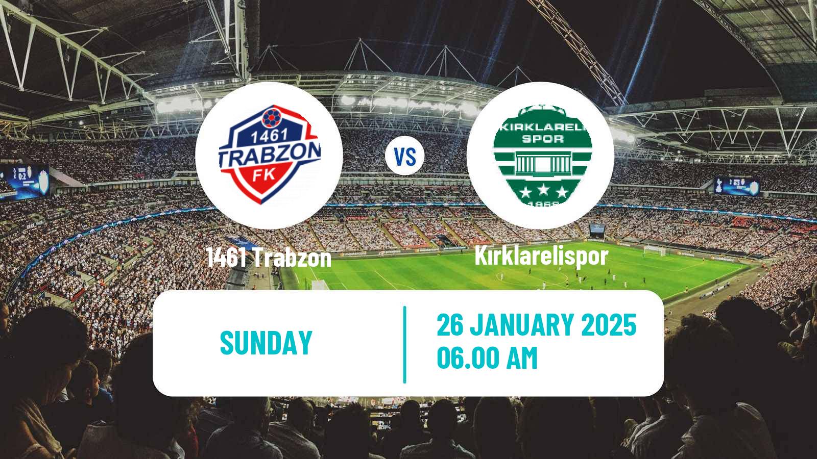 Soccer Turkish Second League White Group 1461 Trabzon - Kırklarelispor