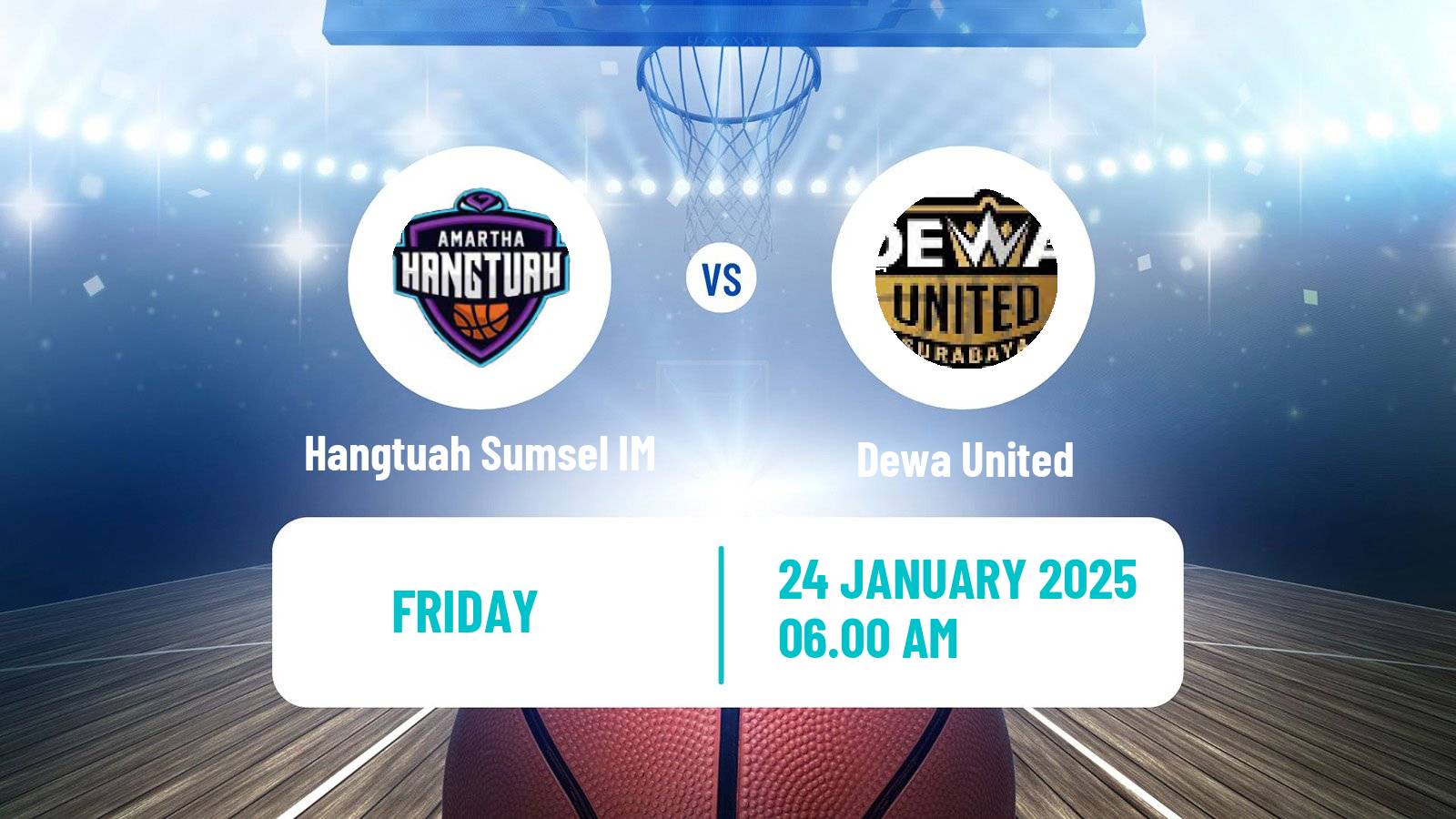 Basketball Indonesian IBL Hangtuah Sumsel IM - Dewa United