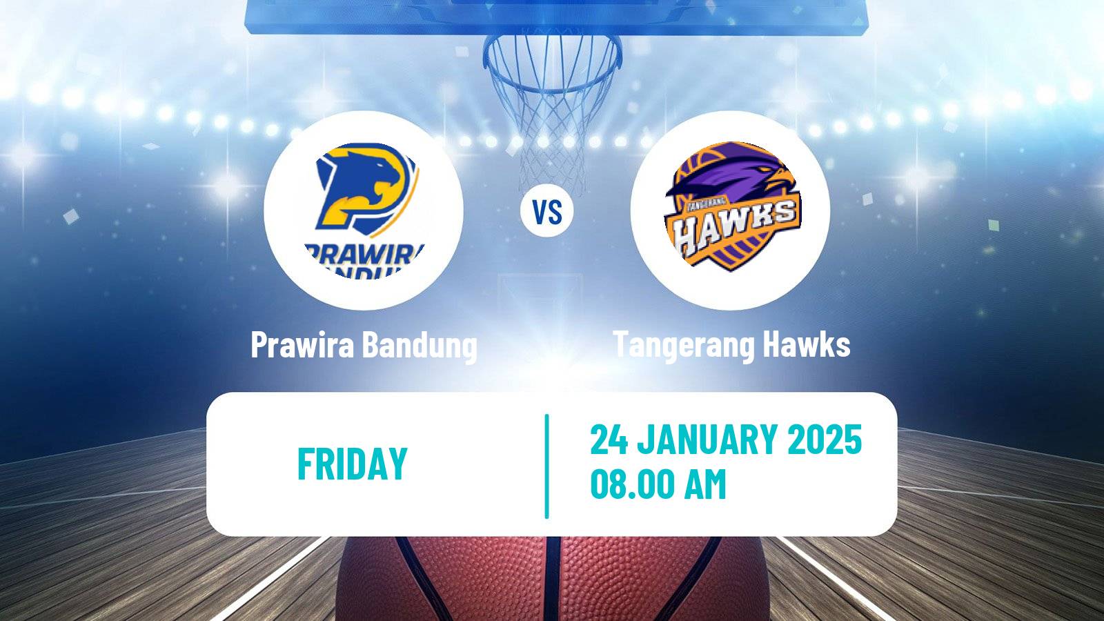 Basketball Indonesian IBL Prawira Bandung - Tangerang Hawks