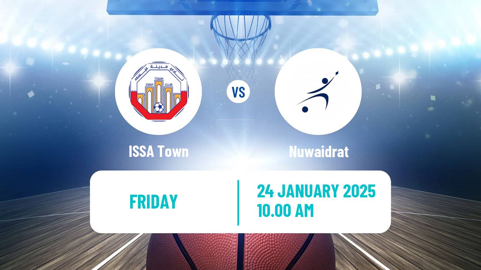 Basketball Bahraini Premier League Basketball ISSA Town - Nuwaidrat