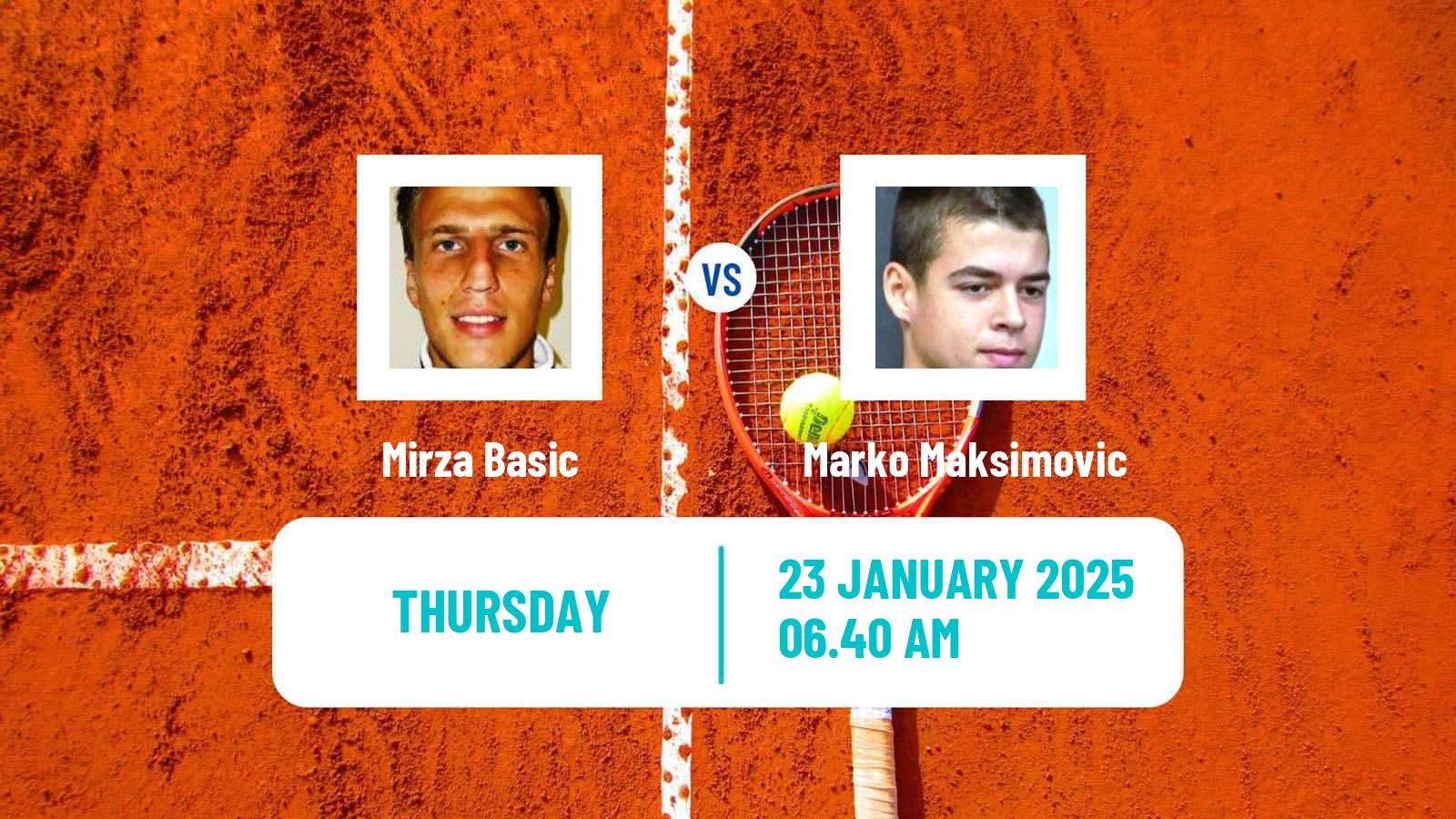 Tennis ITF M15 Antalya 3 Men Mirza Basic - Marko Maksimovic