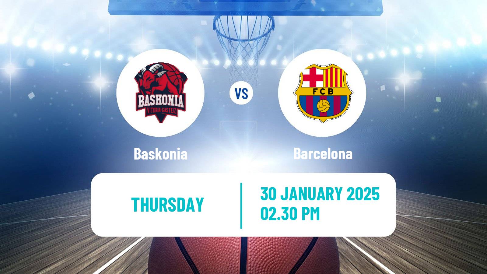 Basketball Euroleague Baskonia - Barcelona