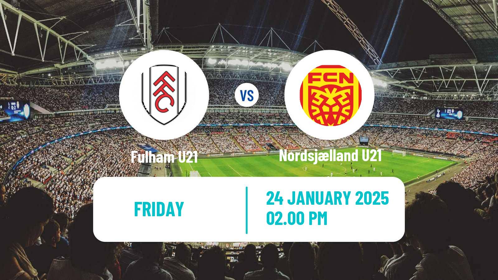 Soccer English Premier League International Cup Fulham U21 - Nordsjælland U21