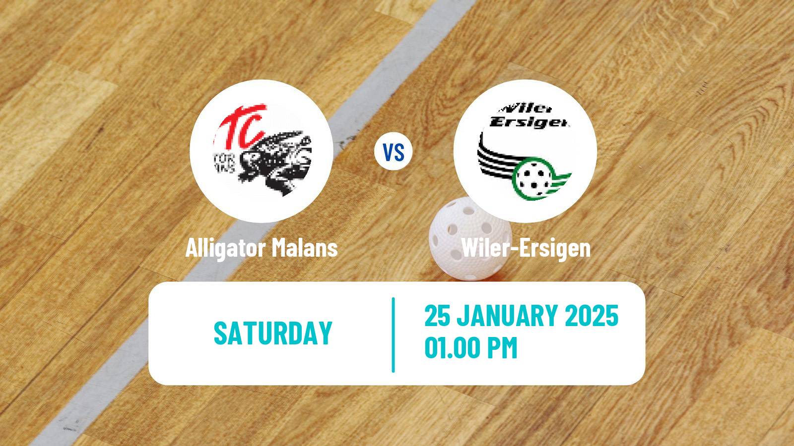 Floorball Swiss NLA Floorball Alligator Malans - Wiler-Ersigen