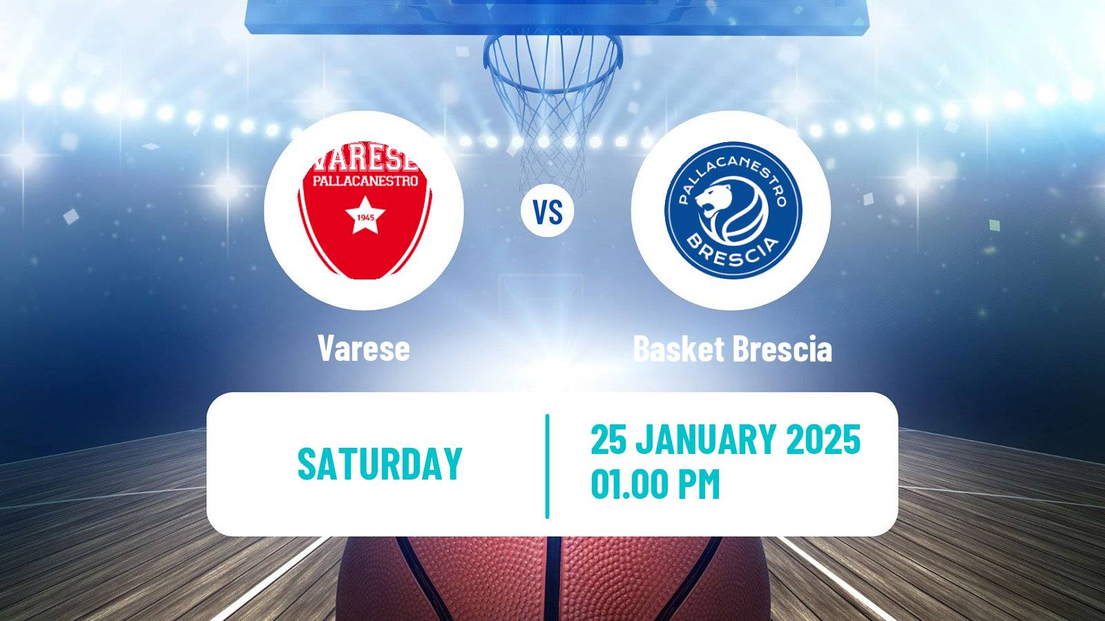 Basketball Italian Lega A Basketball Varese - Basket Brescia