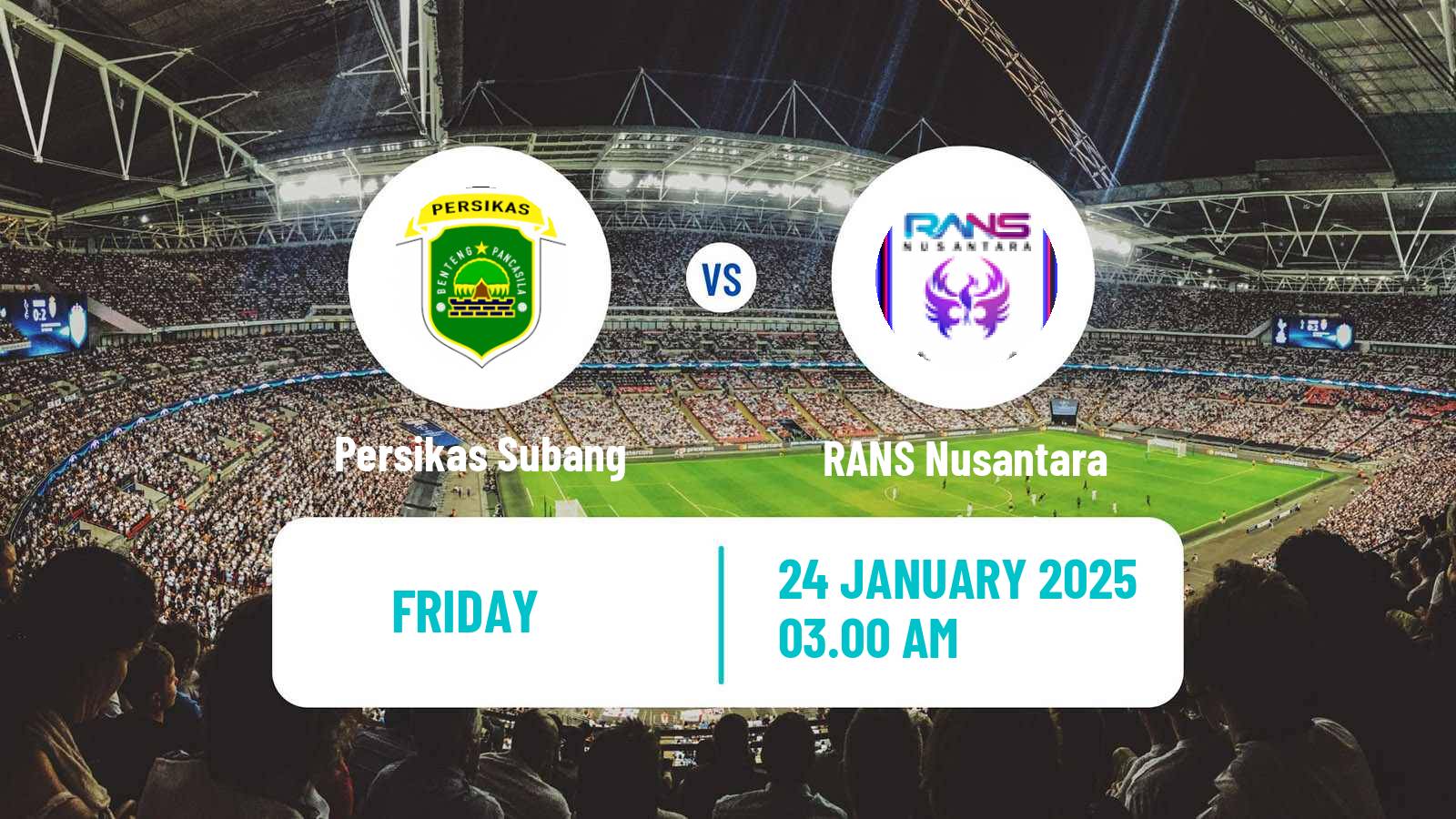 Soccer Indonesian Liga 2 Persikas Subang - RANS Nusantara