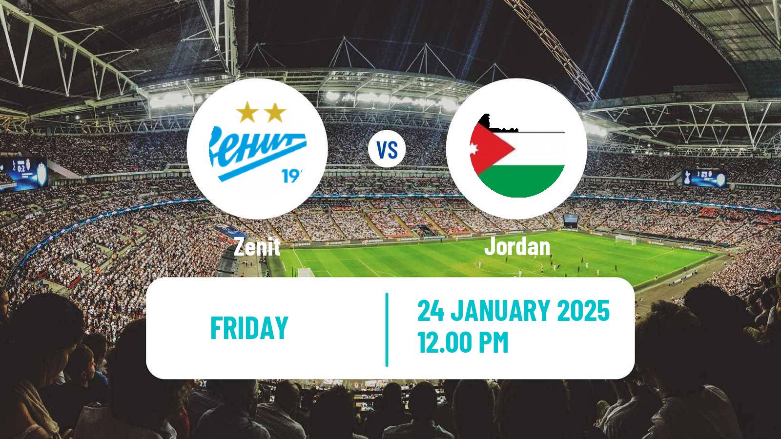 Soccer Friendly Zenit - Jordan