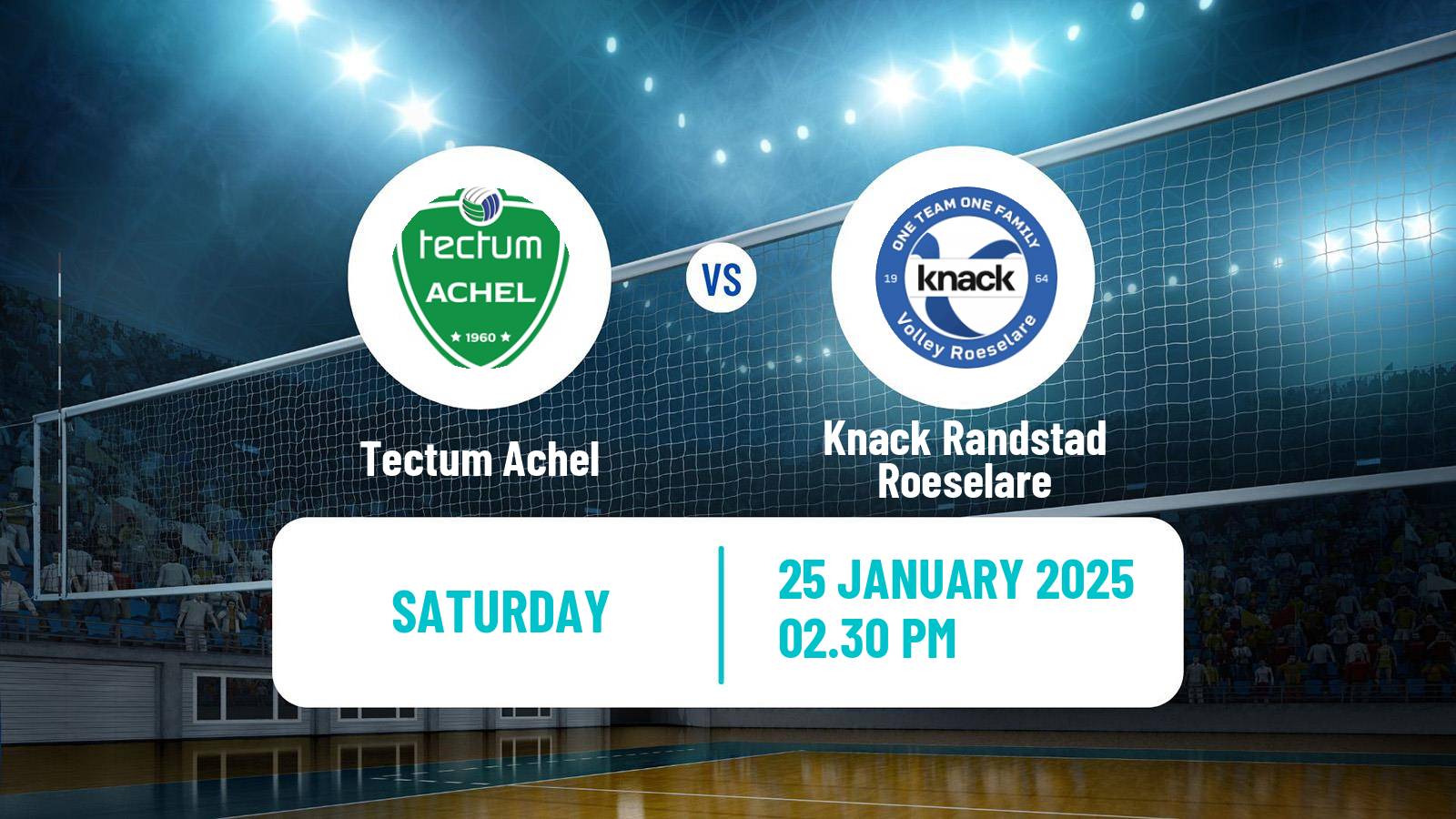 Volleyball Belgian League Volleyball Achel - Knack Randstad Roeselare