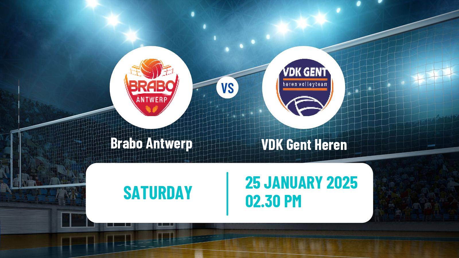 Volleyball Belgian League Volleyball Brabo Antwerp - VDK Gent Heren