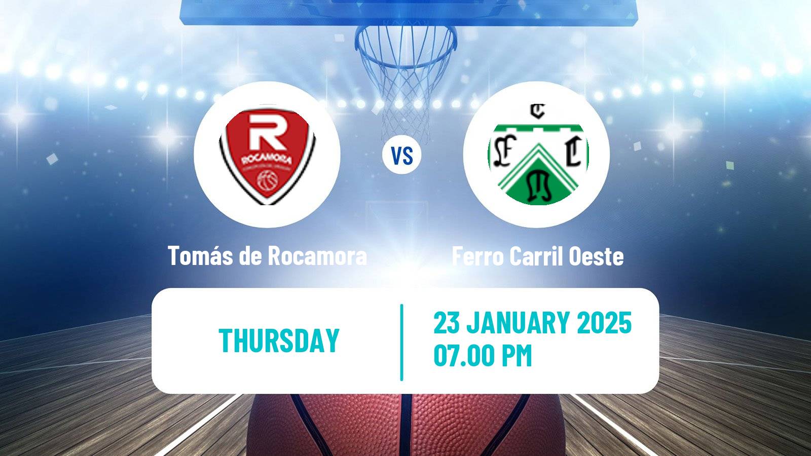 Basketball Argentinian Liga Femenina Basketball Tomás de Rocamora - Ferro Carril Oeste