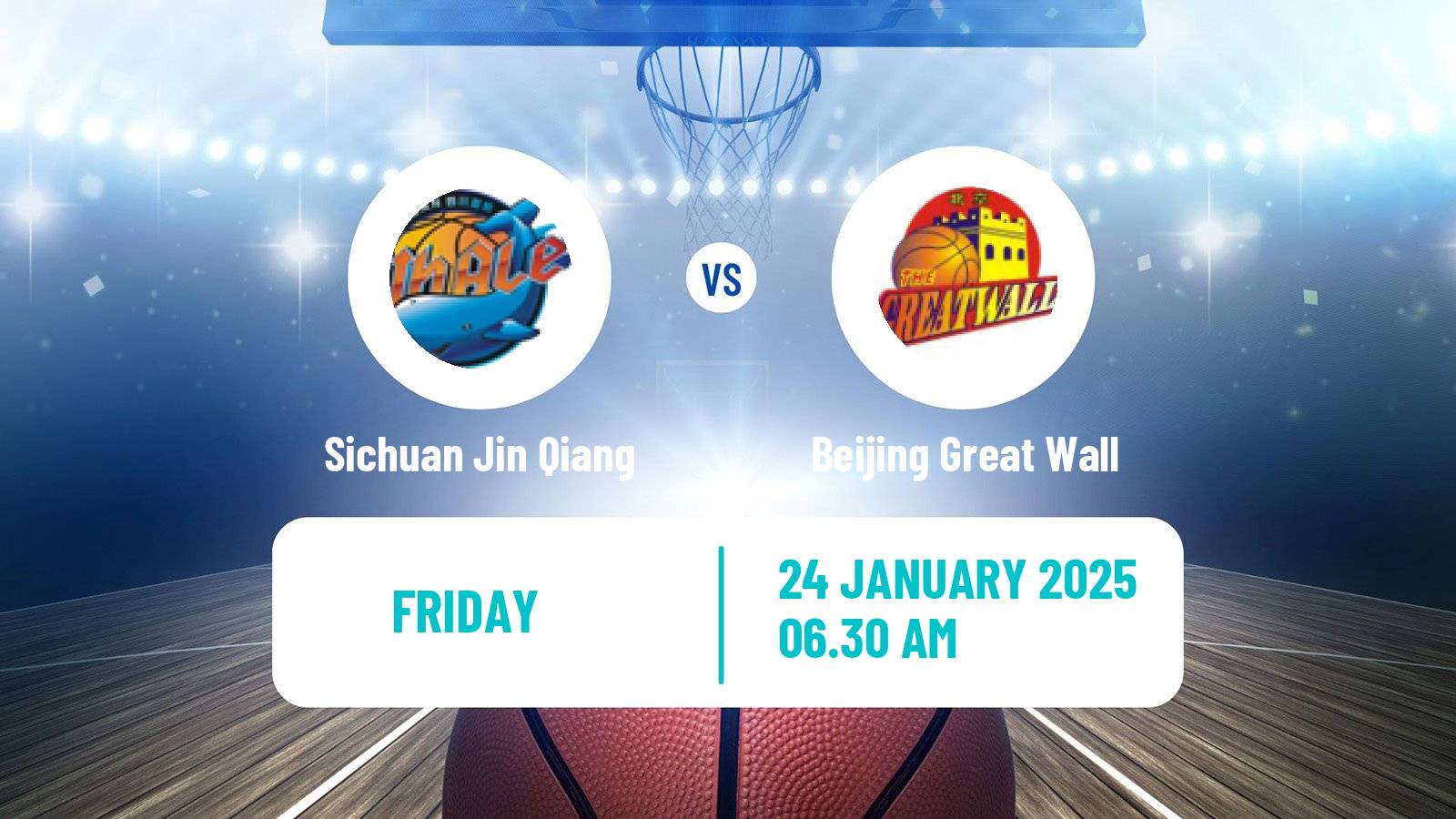 Basketball WCBA Sichuan Jin Qiang - Beijing Great Wall