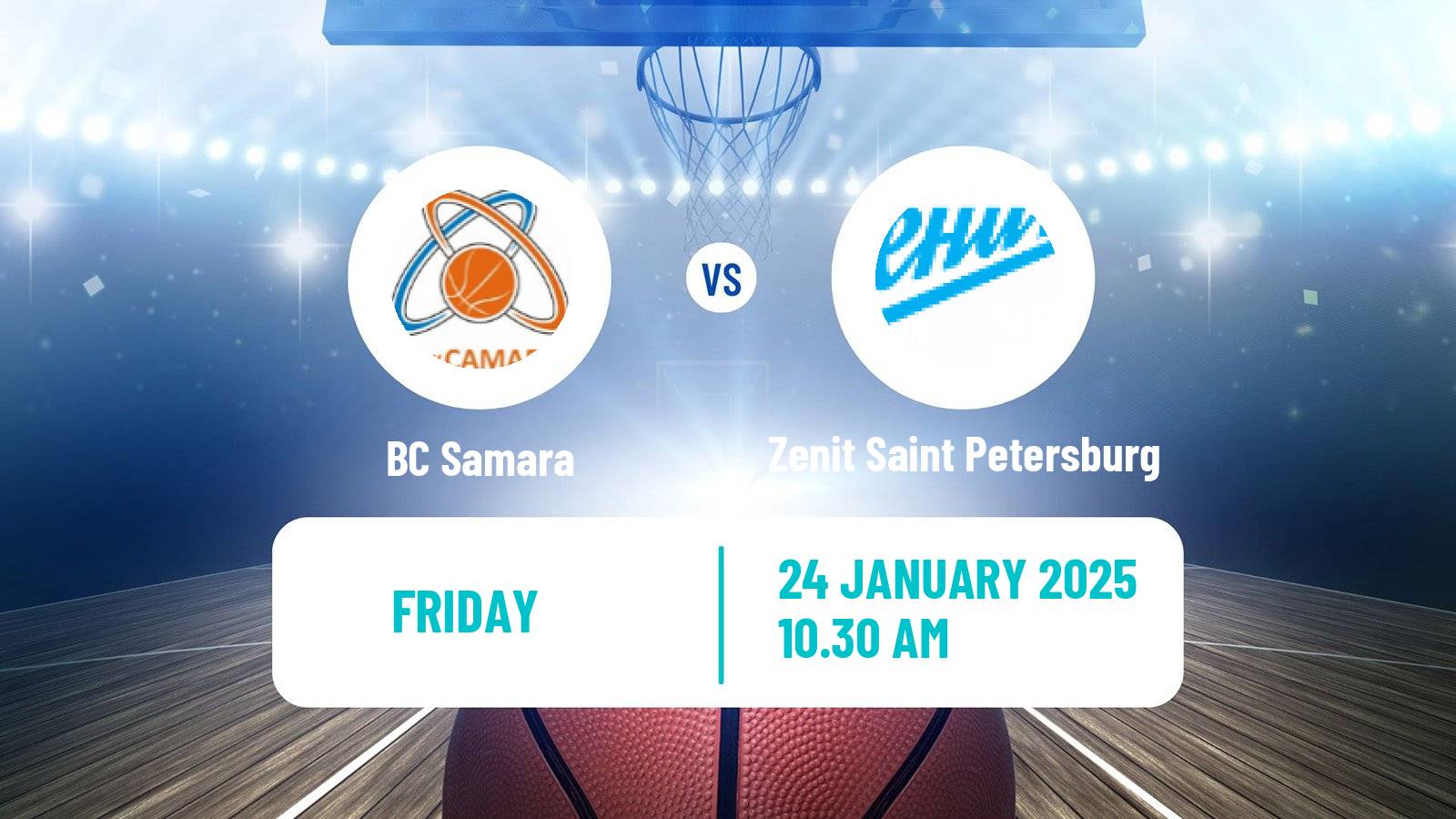 Basketball VTB United League Samara - Zenit Saint Petersburg