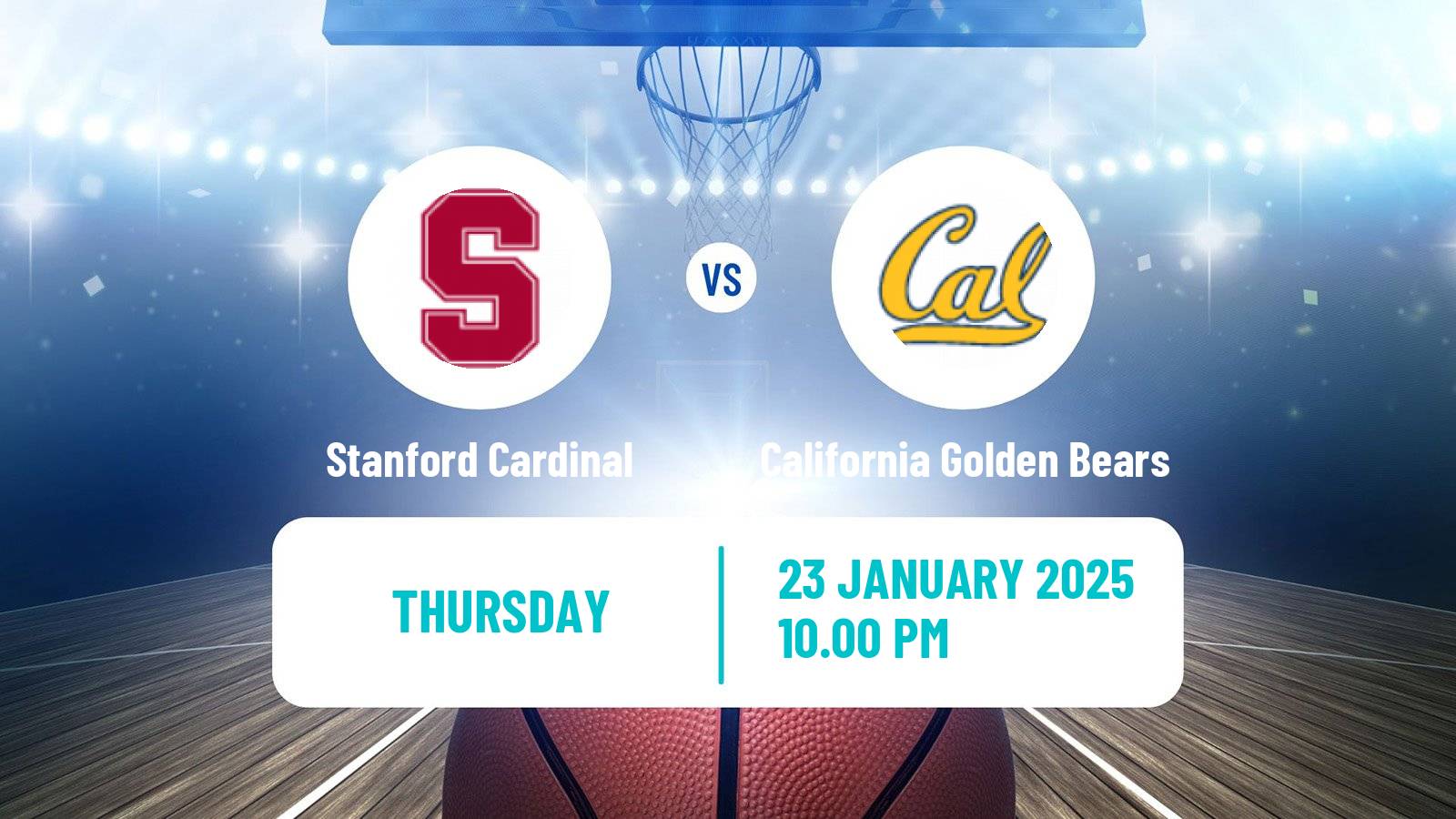 Basketball NCAA College Basketball Women Stanford Cardinal - California Golden Bears