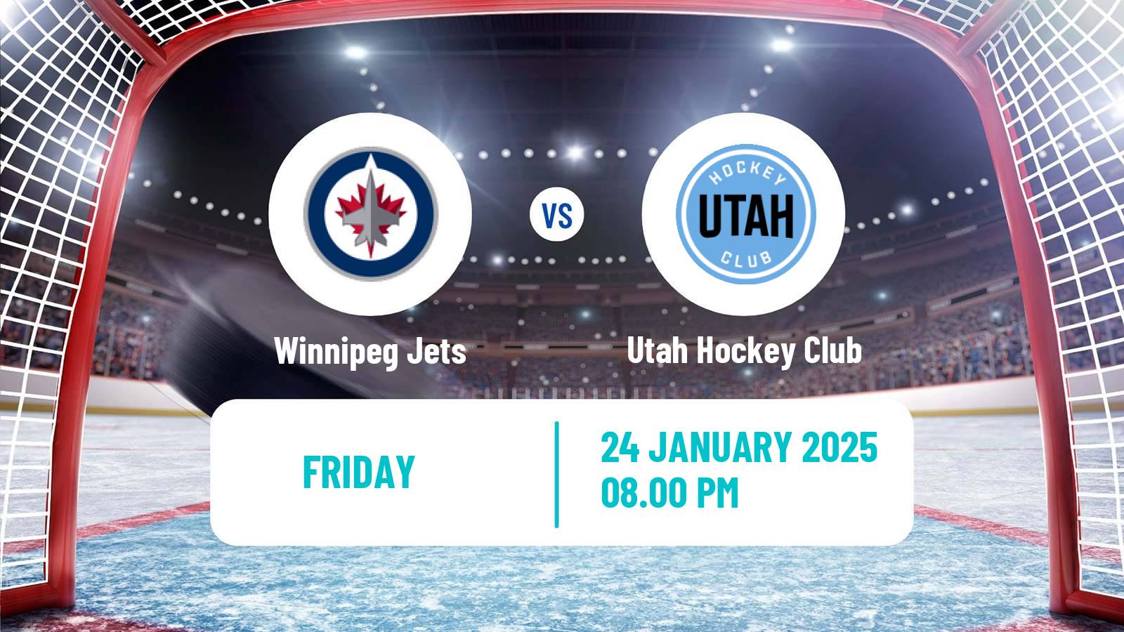 Hockey NHL Winnipeg Jets - Utah Hockey Club