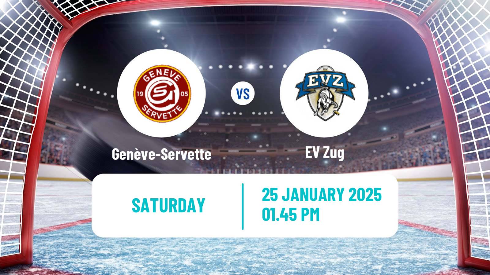 Hockey Swiss National League Hockey Genève-Servette - EV Zug