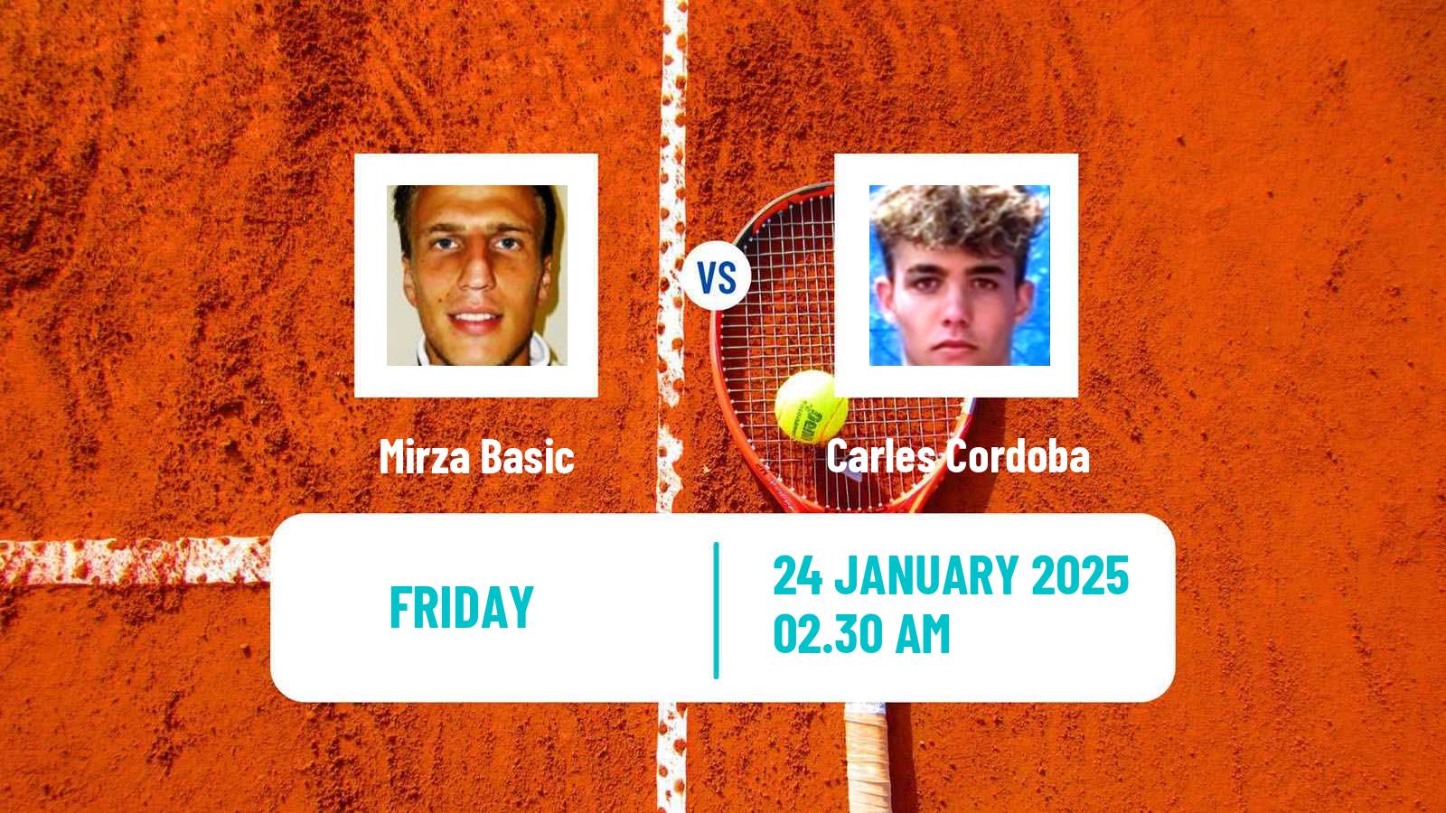 Tennis ITF M15 Antalya 3 Men Mirza Basic - Carles Cordoba