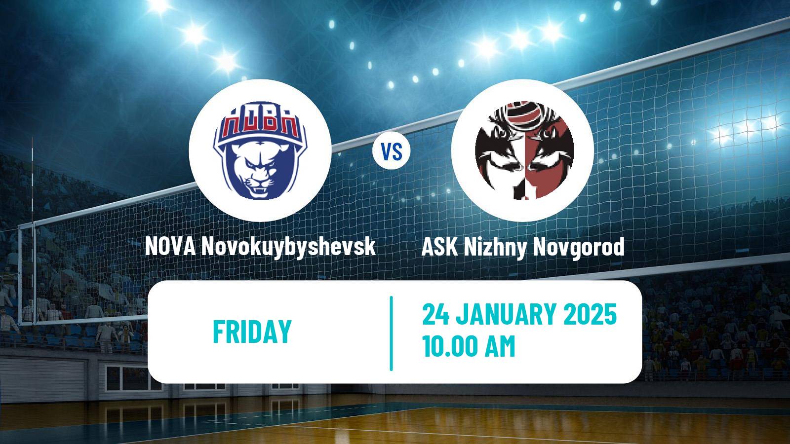 Volleyball Russian Super League Volleyball NOVA Novokuybyshevsk - ASK Nizhny Novgorod