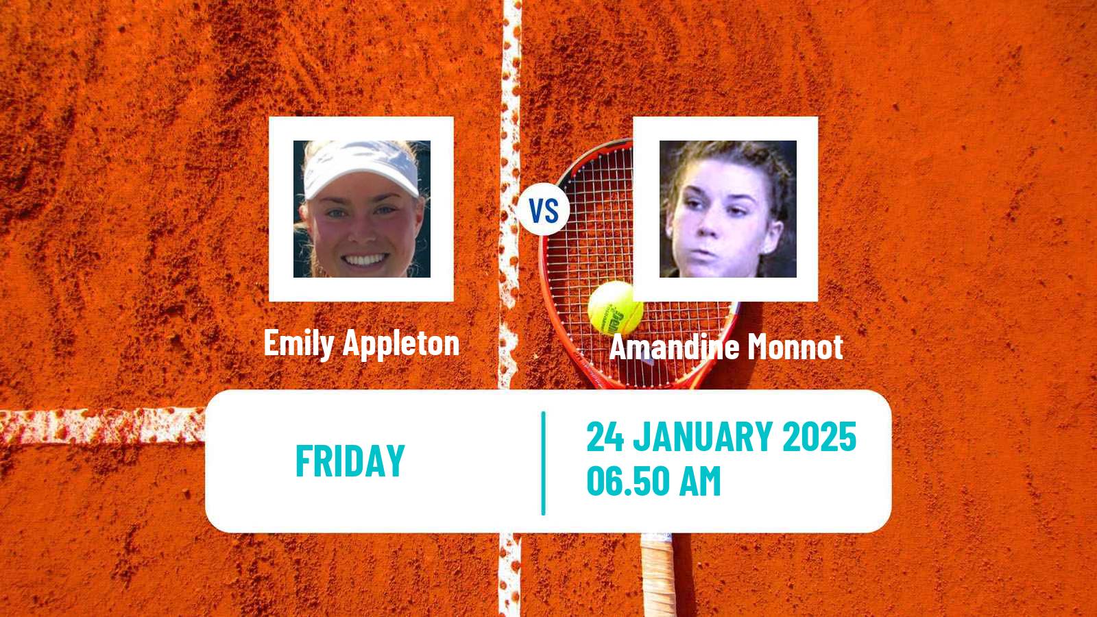 Tennis ITF W35 Esch Alzette Women Emily Appleton - Amandine Monnot