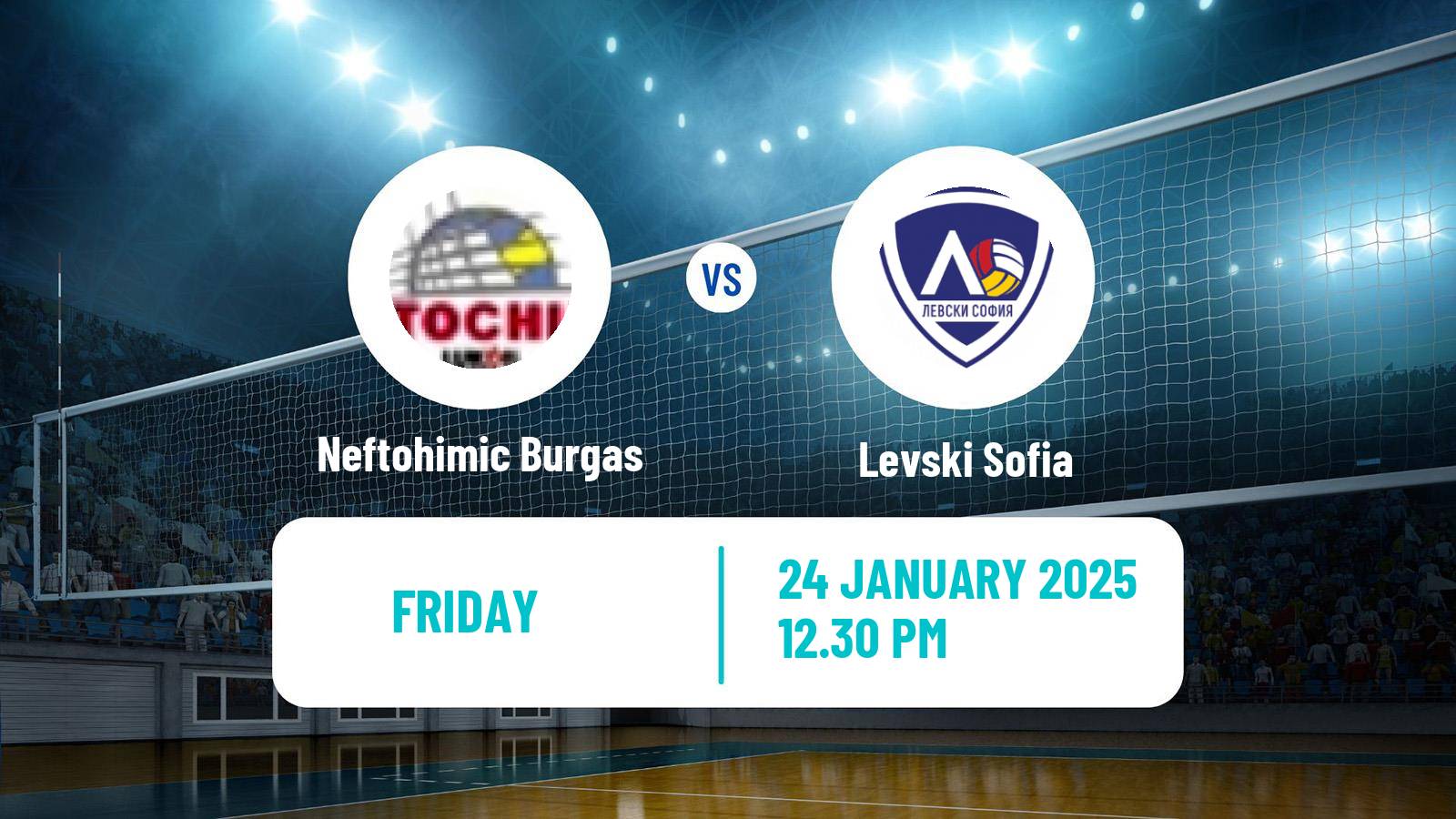 Volleyball Bulgarian SuperLiga Volleyball Neftohimic Burgas - Levski Sofia