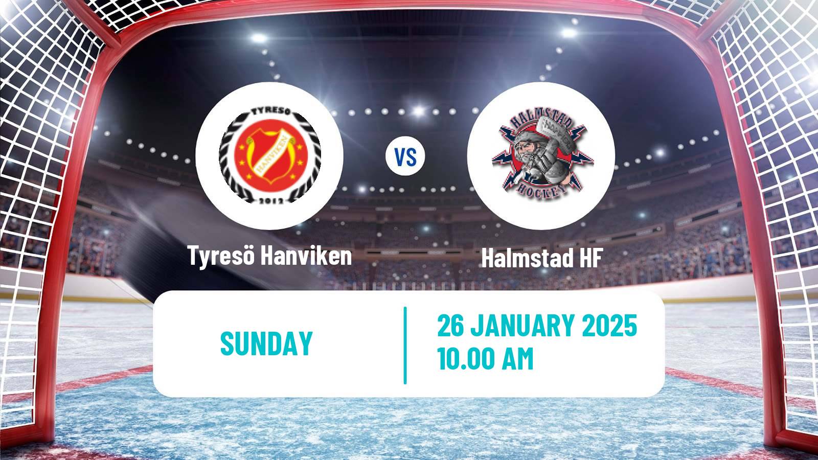 Hockey Swedish Hockey AllEttan Södra Tyresö Hanviken - Halmstad