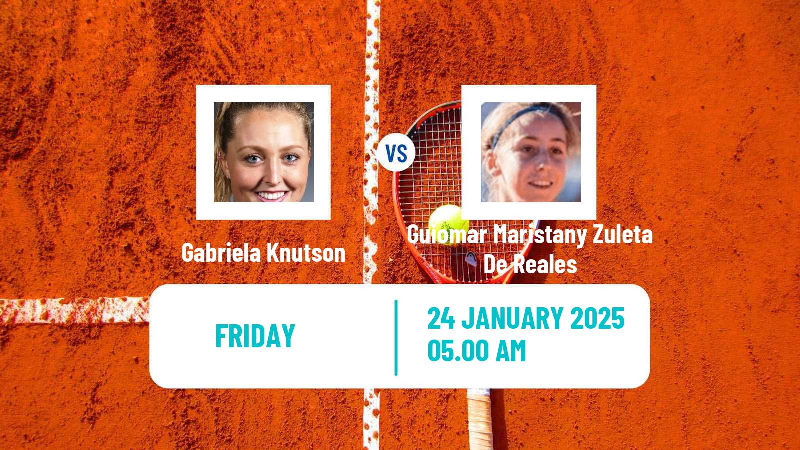 Tennis ITF W50 La Marsa 2 Women Gabriela Knutson - Guiomar Maristany Zuleta De Reales