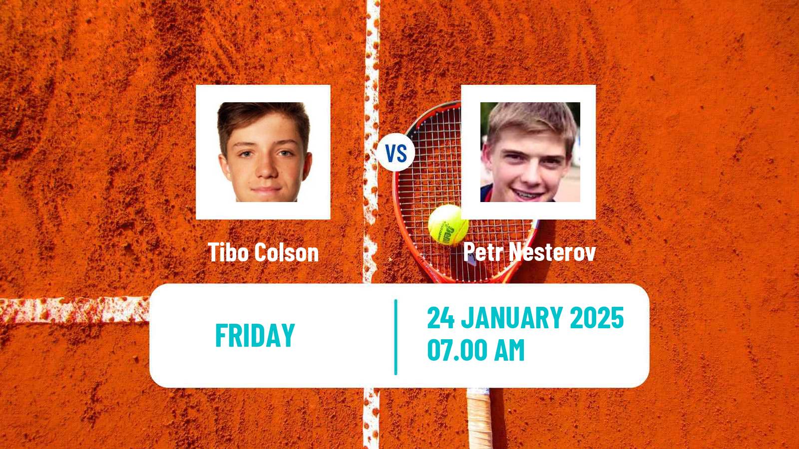 Tennis ITF M25 Doha Men Tibo Colson - Petr Nesterov