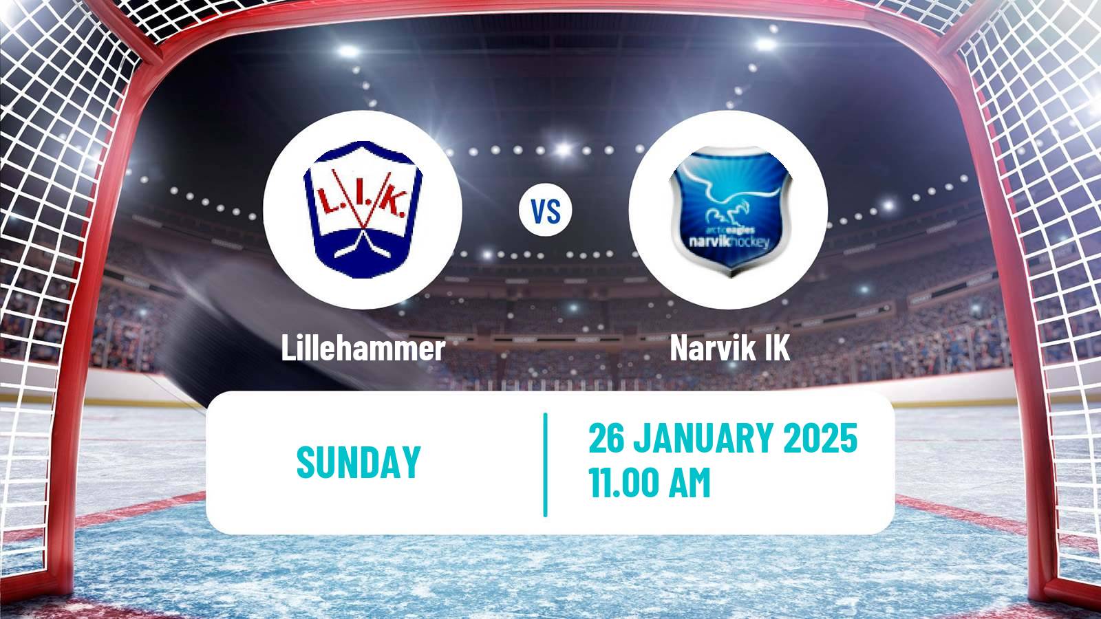 Hockey Norwegian Ligaen Hockey Lillehammer - Narvik