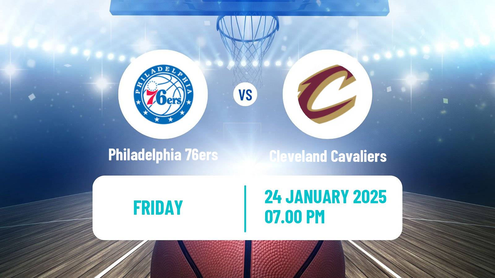 Basketball NBA Philadelphia 76ers - Cleveland Cavaliers