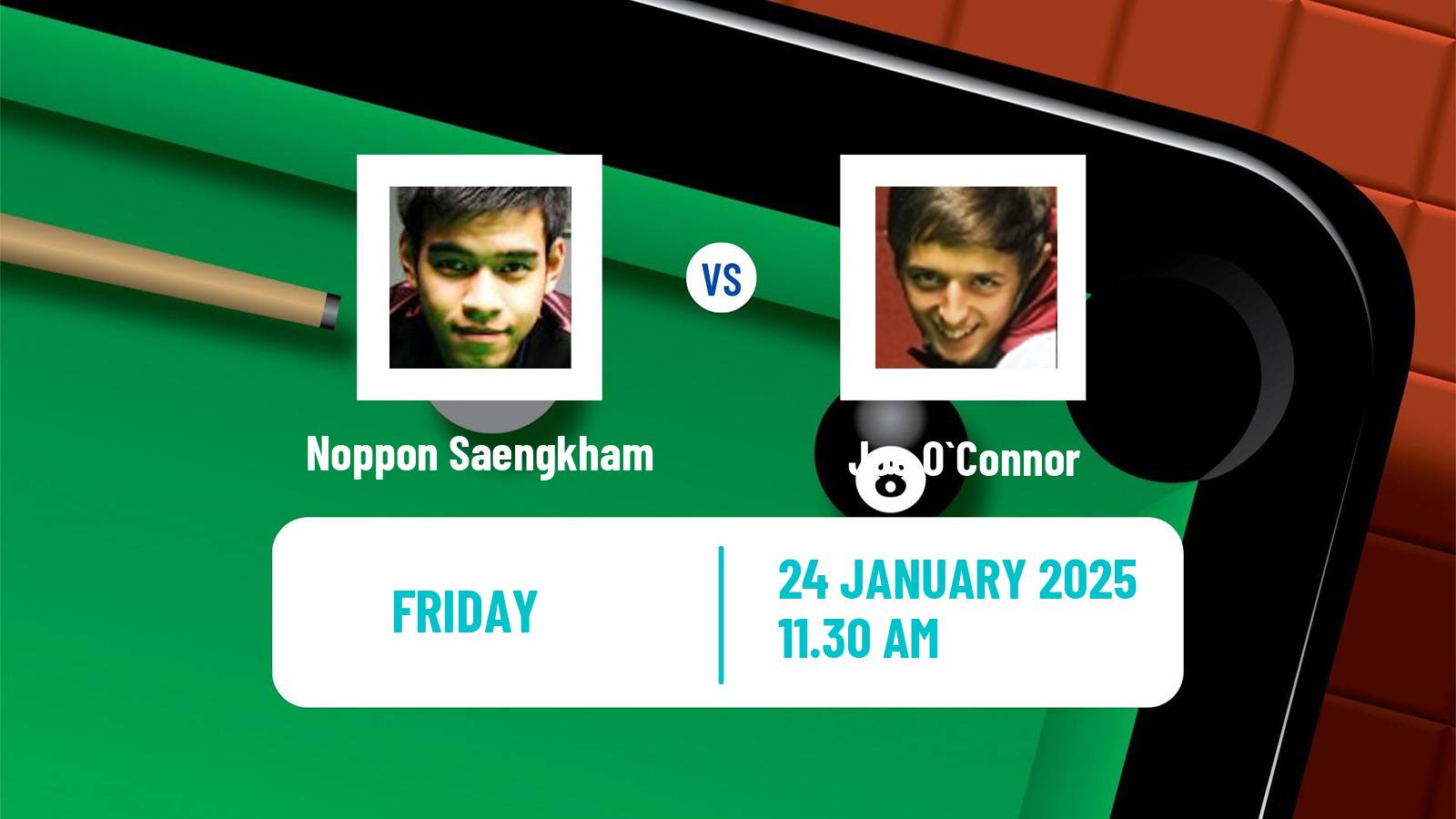 Snooker Championship League Noppon Saengkham - Joe O`Connor