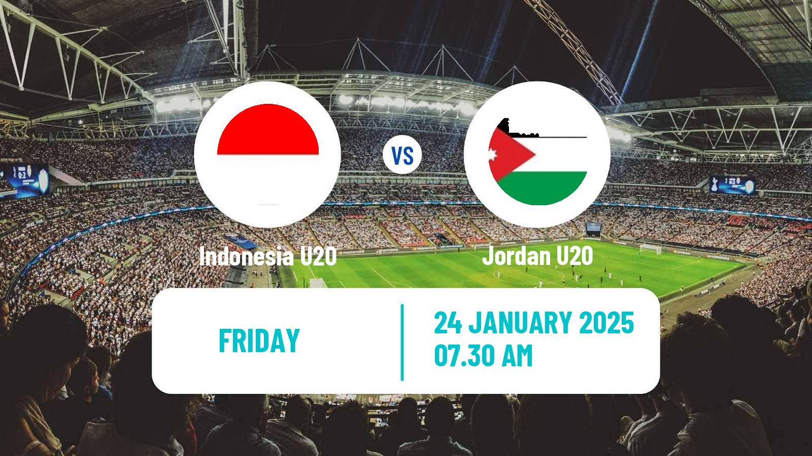 Soccer Friendly Indonesia U20 - Jordan U20