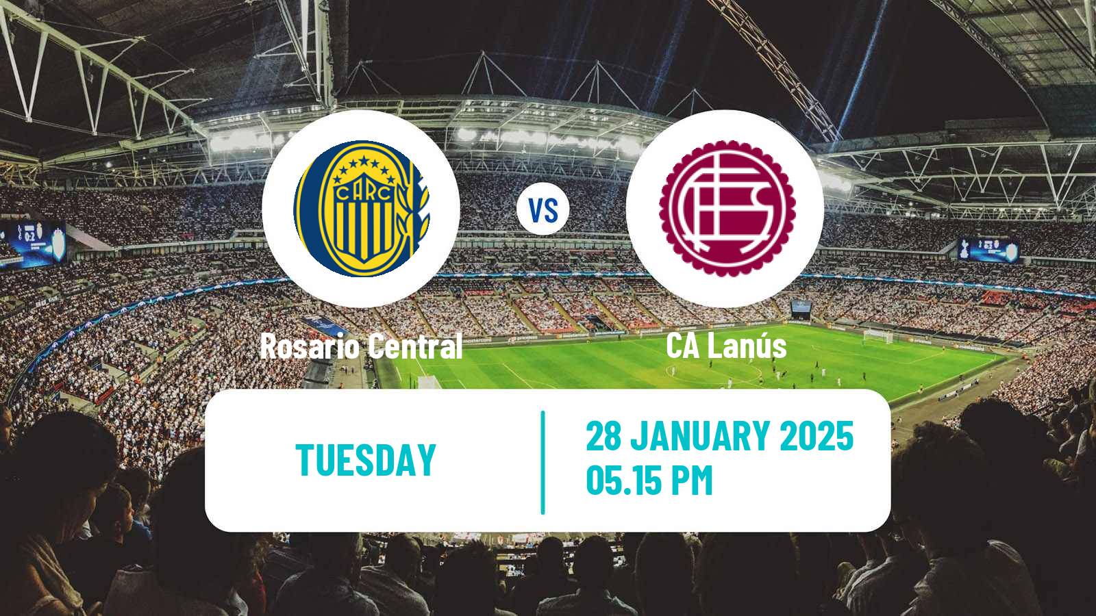 Soccer Argentinian Liga Profesional Rosario Central - Lanús