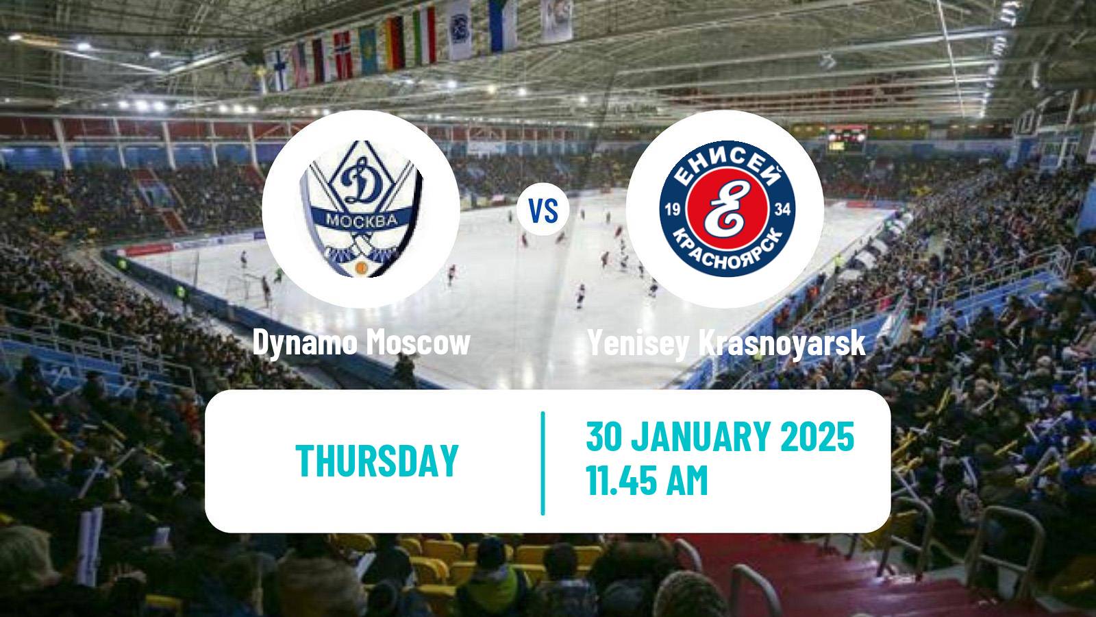 Bandy Russian Super League Bandy Dynamo Moscow - Yenisey Krasnoyarsk