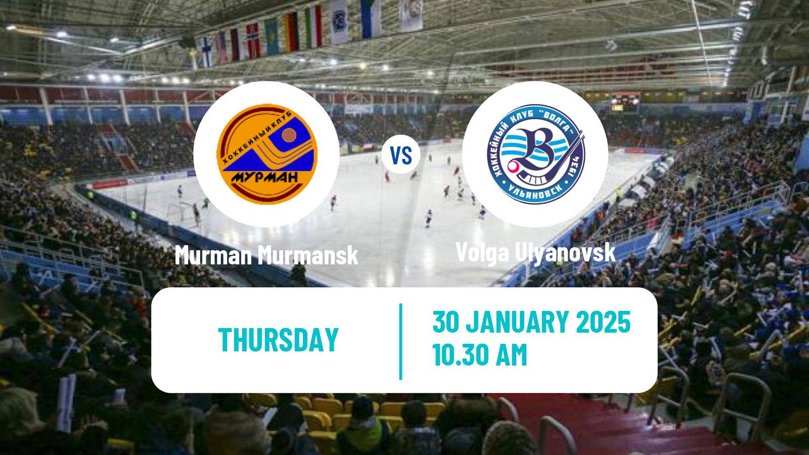 Bandy Russian Super League Bandy Murman Murmansk - Volga Ulyanovsk