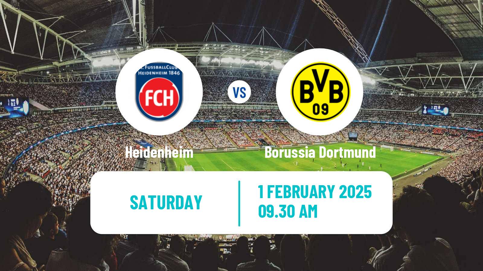 Soccer German Bundesliga Heidenheim - Borussia Dortmund