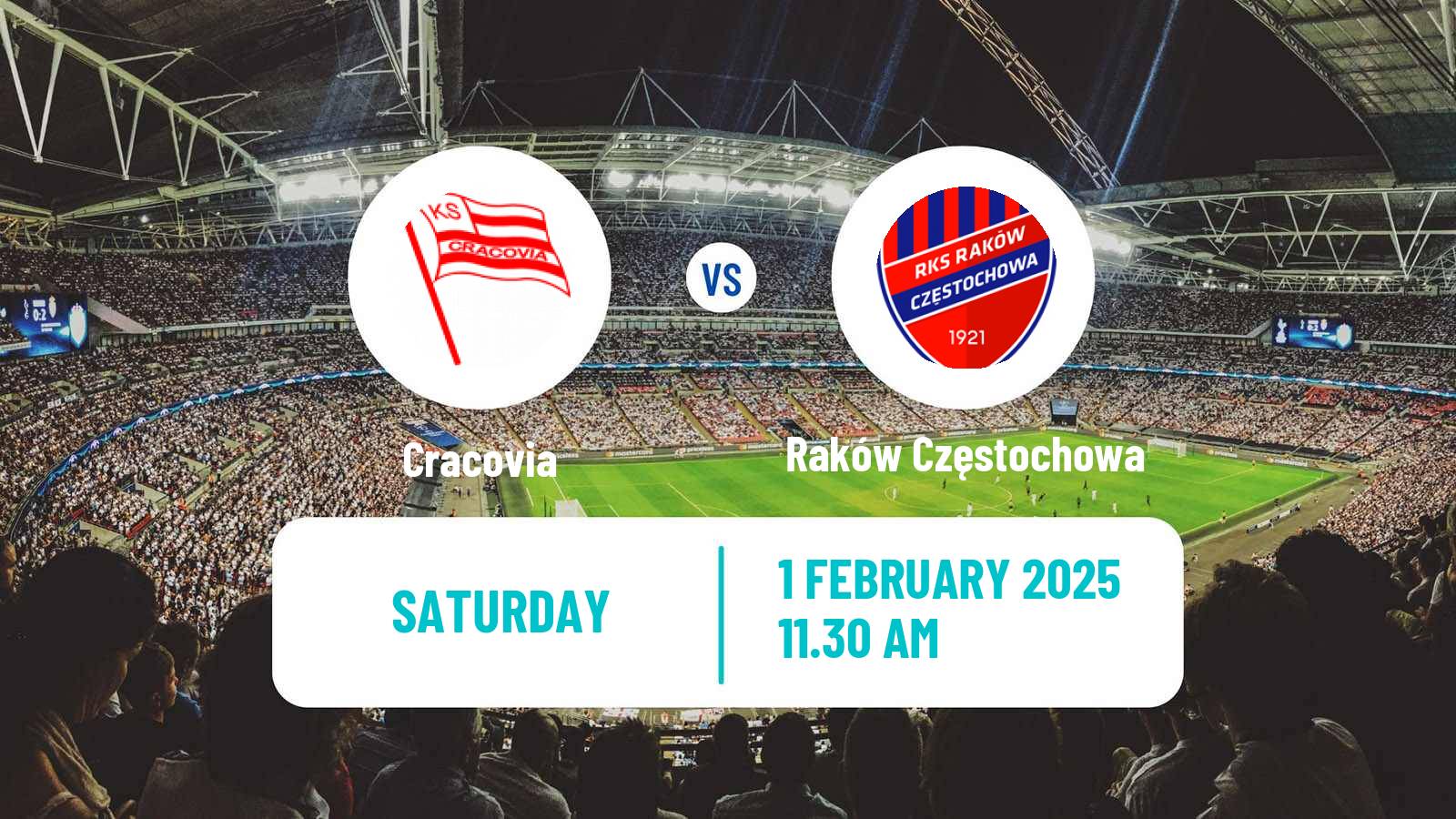 Soccer Polish Ekstraklasa Cracovia - Raków Częstochowa