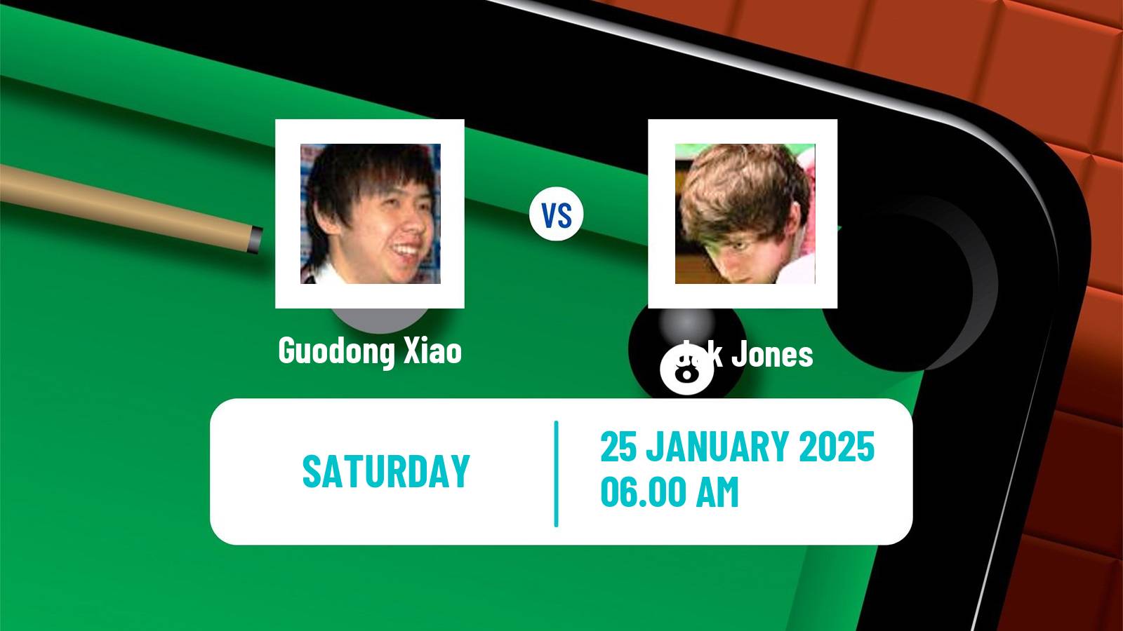 Snooker Championship League Guodong Xiao - Jak Jones