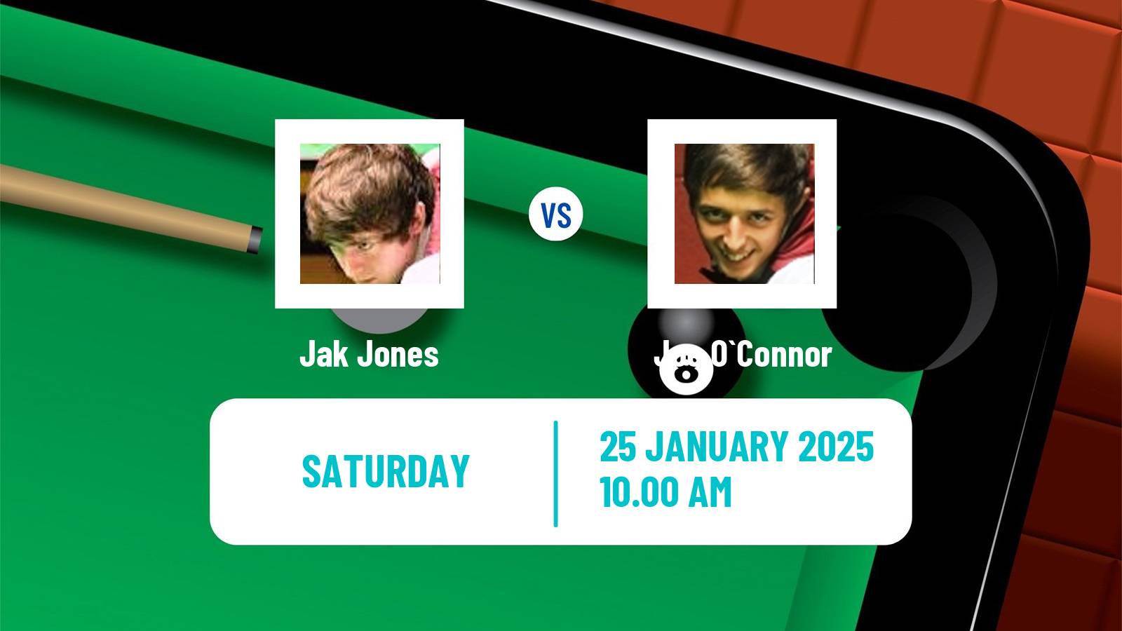 Snooker Championship League Jak Jones - Joe O`Connor