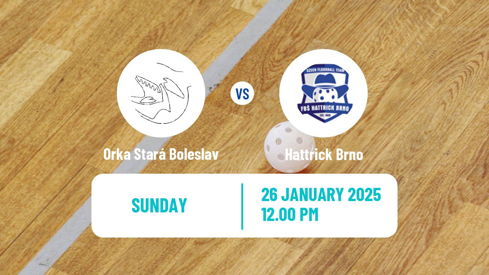 Floorball Czech 1 Liga Floorball Orka Stará Boleslav - Hattrick Brno