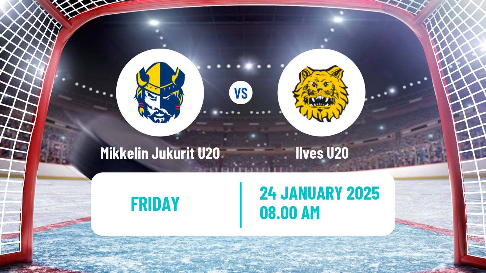 Hockey Finnish SM-sarja U20 Mikkelin Jukurit U20 - Ilves U20