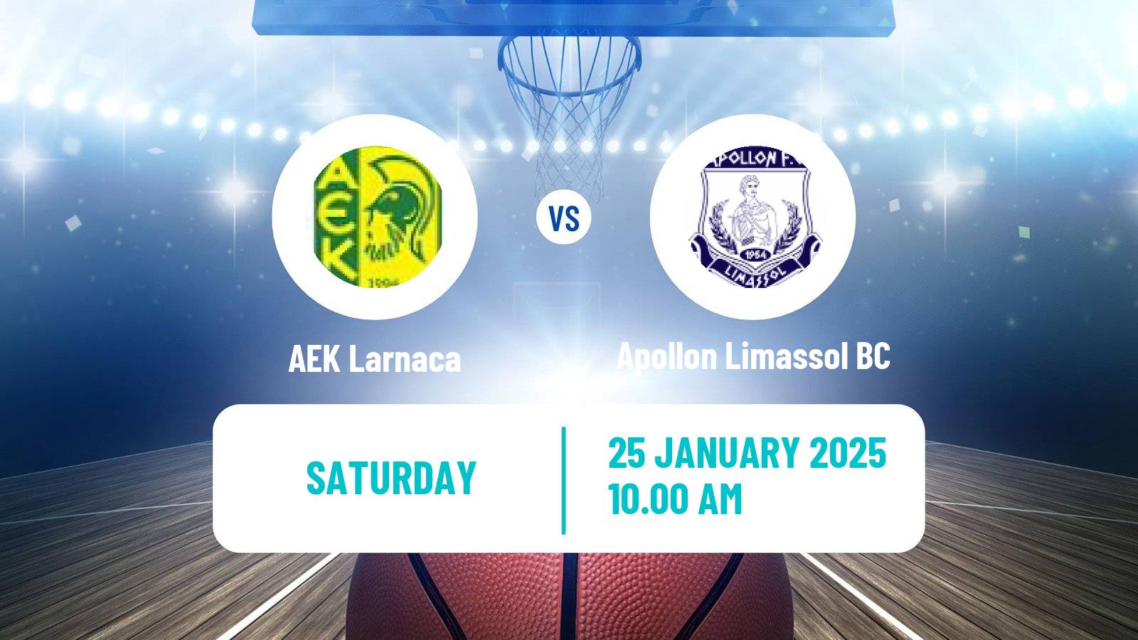 Basketball Cypriot Division A Basketball AEK Larnaca - Apollon Limassol BC